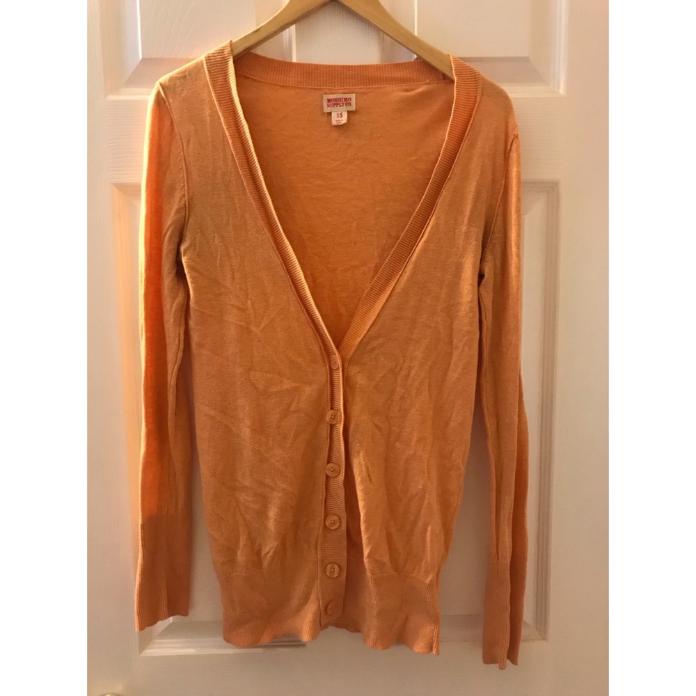 Orange cardigan